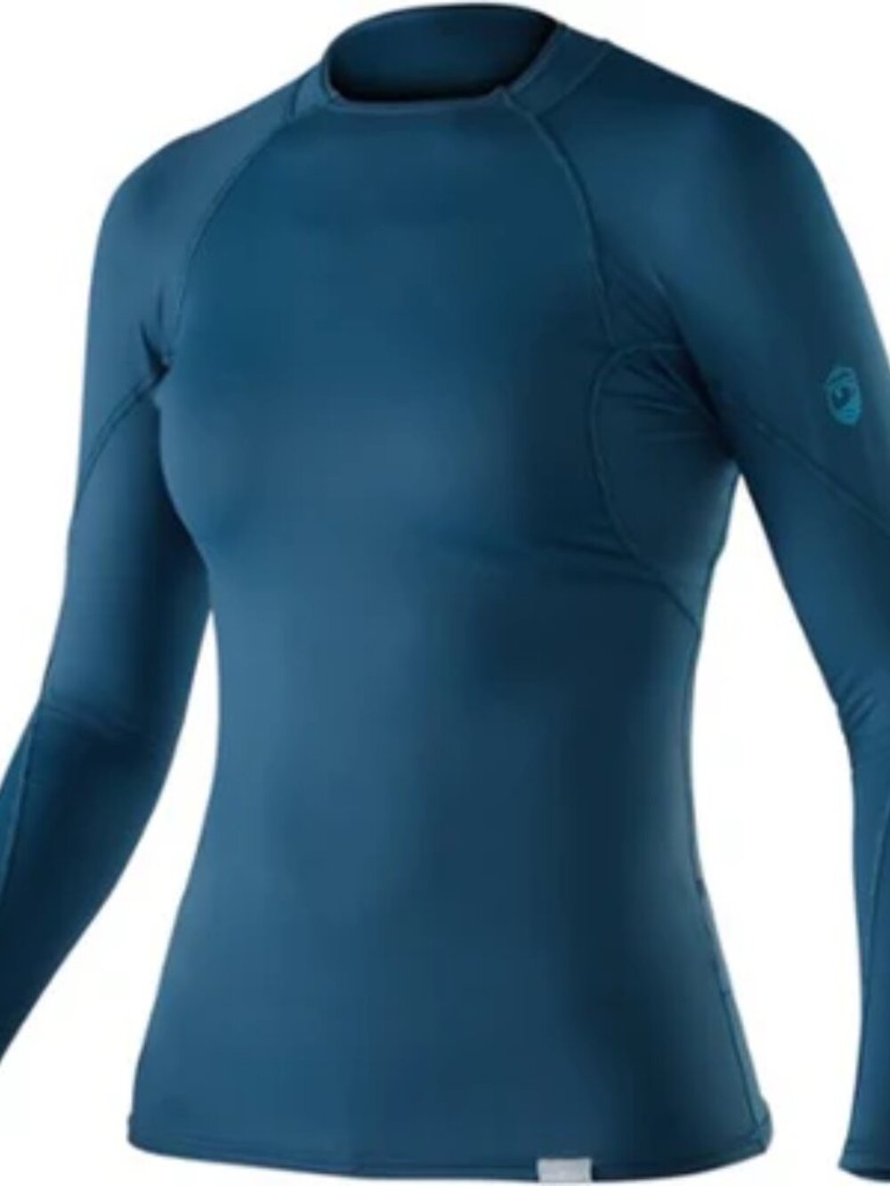 NRS H2Core Rashguard Shirt Womens Large Blue Long Sleeve UPF 50+ Sun Swim Top